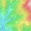 Mappa topografica Castagno, altitudine, rilievo