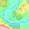 Mappa topografica Redway, altitudine, rilievo