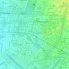 Mappa topografica Rotonda Regimiento Coronel Marzana y Daniel Campos, altitudine, rilievo