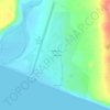 Mappa topografica Эвенск, altitudine, rilievo