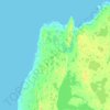 Mappa topografica Rowley Island, altitudine, rilievo