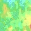 Mappa topografica Irish Lake, altitudine, rilievo