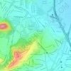 Mappa topografica Parque La Hoja, altitudine, rilievo