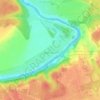 Mappa topografica Васильевское, altitudine, rilievo