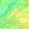 Mappa topografica Зеленая зона возле парковки, Быстринске месторождение, altitudine, rilievo