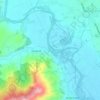 Mappa topografica Fiume Volturno, altitudine, rilievo