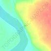 Mappa topografica Инаригда, altitudine, rilievo