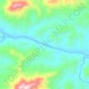Mappa topografica Sungai Baleh, altitudine, rilievo