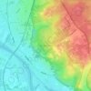 Mappa topografica Mookerheide, altitudine, rilievo