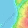 Mappa topografica Зырянка, altitudine, rilievo