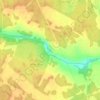 Mappa topografica Синара, altitudine, rilievo