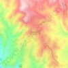 Mappa topografica Уркарах, altitudine, rilievo