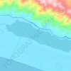 Mappa topografica Laguna Manialtepec, altitudine, rilievo