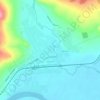 Mappa topografica Урульга, altitudine, rilievo