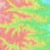 Mappa topografica Val Maira, altitudine, rilievo