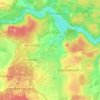 Mappa topografica Берёзовский, altitudine, rilievo