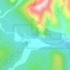 Mappa topografica Hummingbird Public Land Recreation Area, altitudine, rilievo