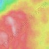 Mappa topografica Lac Achigan, altitudine, rilievo