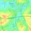 Mappa topografica (Anc.) Gare SNCB, altitudine, rilievo