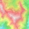 Mappa topografica Carcaraia, altitudine, rilievo