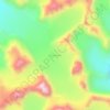Mappa topografica Pika Glacier, altitudine, rilievo