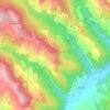 Mappa topografica San Bovo, altitudine, rilievo