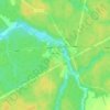 Mappa topografica Дусьево, altitudine, rilievo
