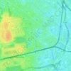 Mappa topografica Mosaisches Becken, altitudine, rilievo