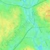 Mappa topografica Rosengarten, altitudine, rilievo