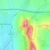 Mappa topografica Spišský hrad, altitudine, rilievo