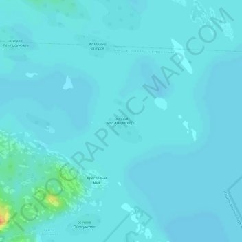 Mappa topografica остров Исо-Койрасаари, altitudine, rilievo