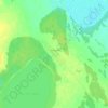 Mappa topografica Молтаево, altitudine, rilievo