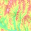 Mappa topografica Яракта, altitudine, rilievo