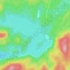 Mappa topografica Lac a la Truite, altitudine, rilievo