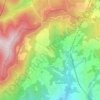 Mappa topografica Castello Catellini di Castiglione, altitudine, rilievo