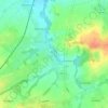 Mappa topografica Grote Molenbeek, altitudine, rilievo