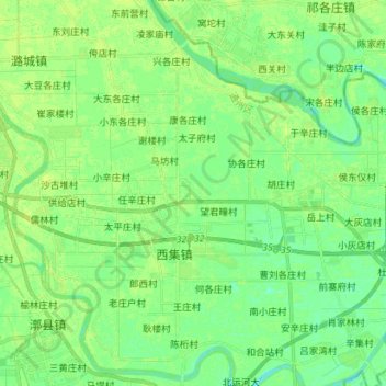 Mappa topografica 沙尹沟, altitudine, rilievo