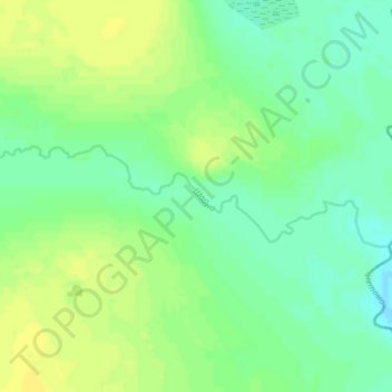 Mappa topografica Шойна, altitudine, rilievo