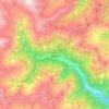 Mappa topografica Val di Rabbi, altitudine, rilievo