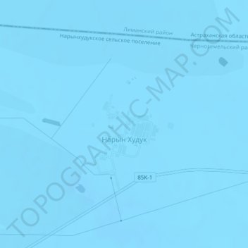 Mappa topografica Нарын Худук, altitudine, rilievo