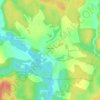 Mappa topografica Купрово, altitudine, rilievo