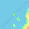 Mappa topografica Northerly Island, altitudine, rilievo