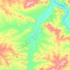 Mappa topografica Бурен, altitudine, rilievo
