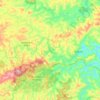 Mappa topografica Rio do Carmo, altitudine, rilievo