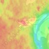 Mappa topografica Малые Коковичи, altitudine, rilievo
