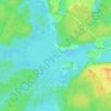 Mappa topografica Gobenowsee, altitudine, rilievo