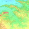 Mappa topografica Sakri, altitudine, rilievo