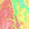 Mappa topografica Иргина, altitudine, rilievo