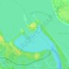 Mappa topografica Danubio, altitudine, rilievo