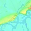 Mappa topografica Бритвино, altitudine, rilievo